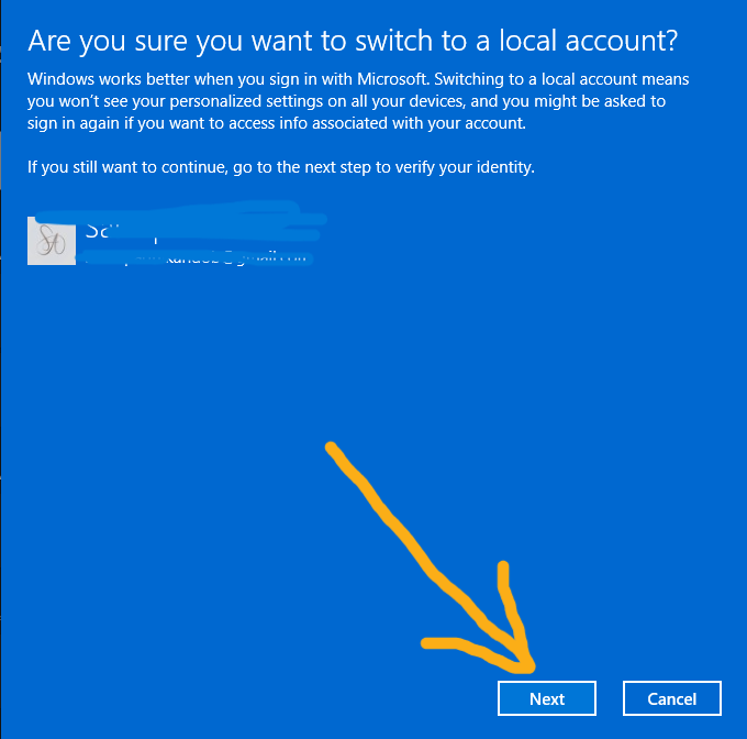 Delete a Microsoft Account