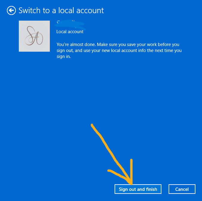 Delete a Microsoft Account