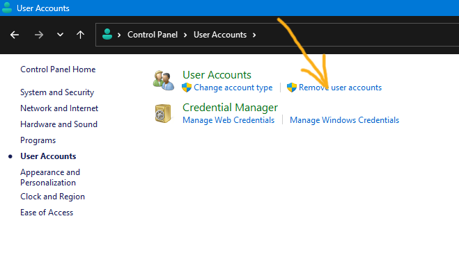 Delete a Microsoft Account