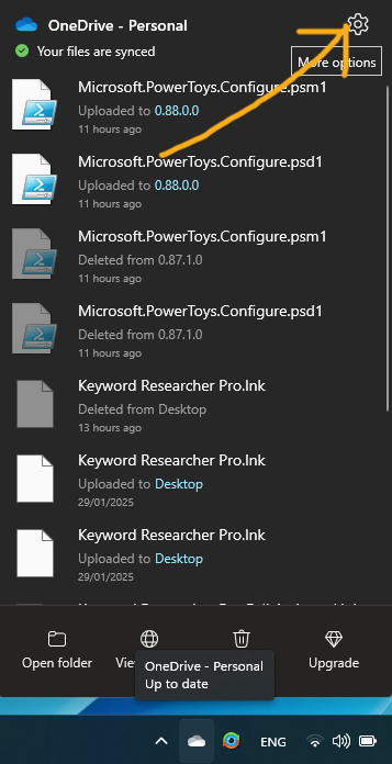 Disable OneDrive on Windows