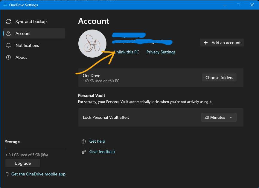Disable OneDrive on Windows