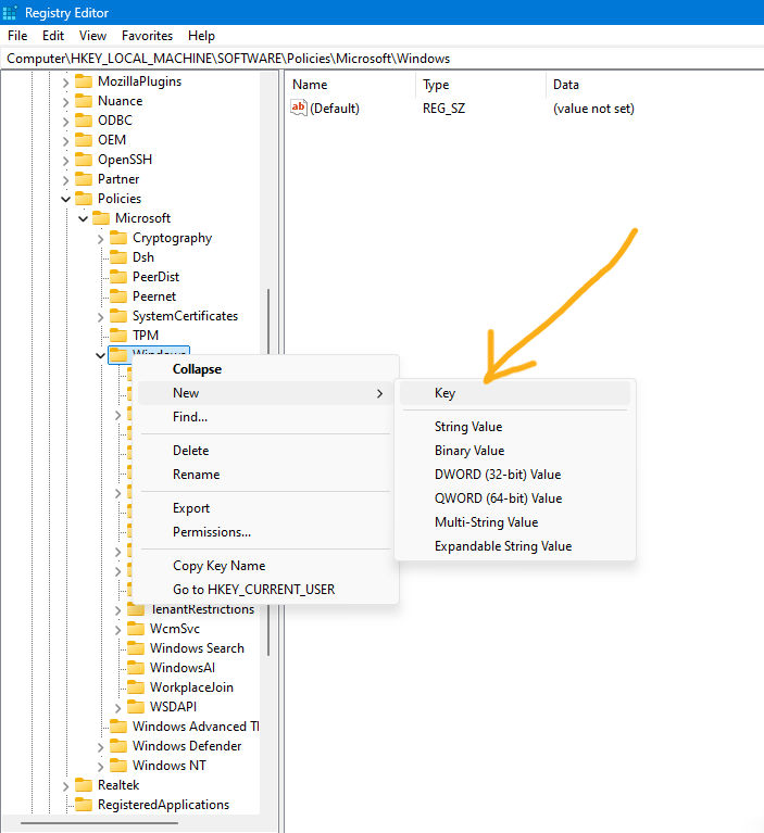 Disable OneDrive on Windows
