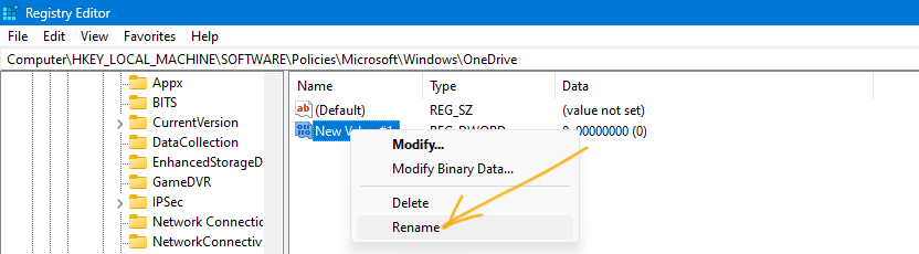 Disable OneDrive on Windows