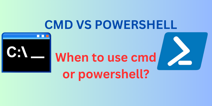 CMD vs PowerShell