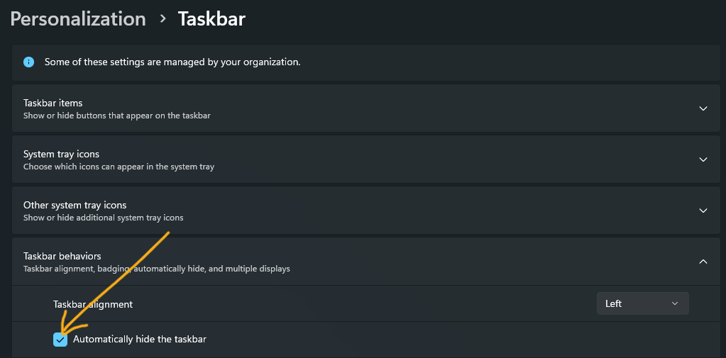 Windows 11 Hidden Taskbar Tricks